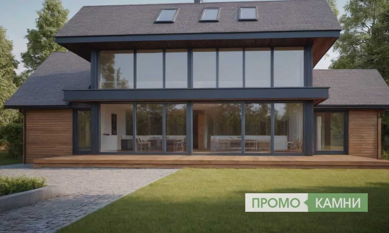 Проектирование фасада с отделкой под натуральный камень для вашего дома