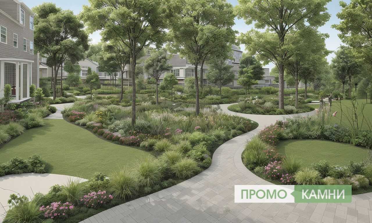 Планирование миксбордера с разными зонами освещения для вашего сада