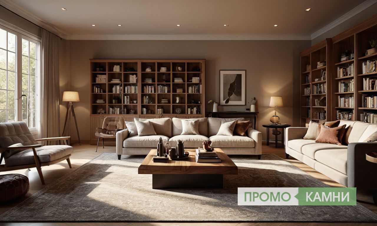 Использование мебели для размещения источников света