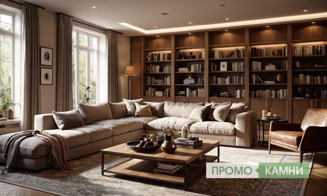 1. Минимализм с акцентами на текстуры