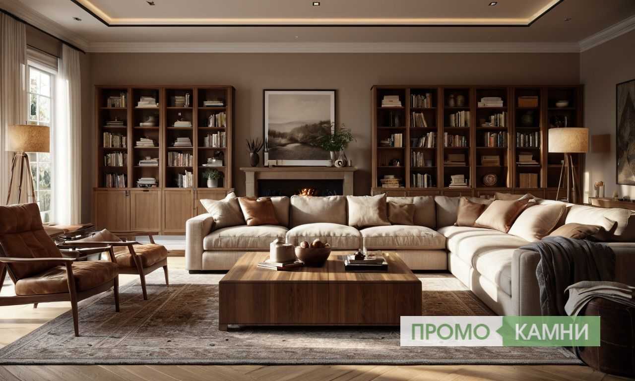 Белая мебель в гостиной создаст атмосферу уюта света и свежести