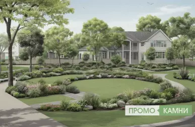 Спортивная зона для детей и взрослых для активного отдыха