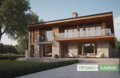 Обслуживание фасада с комбинированной отделкой для вашего дома