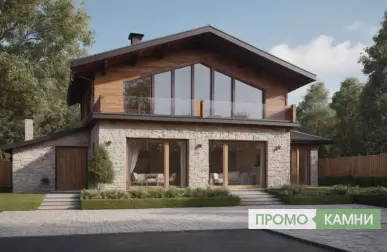 Восстановление фасада с окраской и декоративной штукатуркой