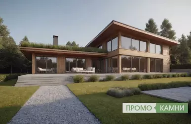 Современные фасады с теплоизоляцией и штукатуркой