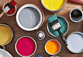 Виды красок - узнайте применение и цены на самые популярные интерьерные и фасадные краски